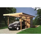 HABITAT ET JARDIN Carport Base 6X5 Hauteur 2,5M