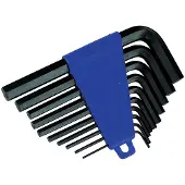 Silverline 10-delige zeskantsleutel set 1/16" - 3/8"