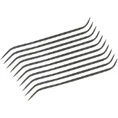 Silverline 10-delige dubbelzijdige sleutelvijlen set