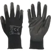 Silverline 578493 Werkhandschoenen - Zwart - S - 1 paar