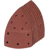 Silverline 93 mm klittenband schuurvellen, 102 x 62 mm, 10 pk. 2 x 40, 60, 80, 120, 180 korrel