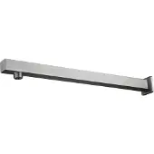 Wiesbaden 304 douchearm met muurbevestiging vierkant 40 cm geborsteld RVS