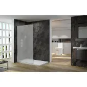 Mueller Private douchewand melkglas 120x200cm 10mm Anti-kalk