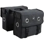 Willex Dubbele Canvas Tas 30L Zwart