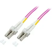 Alcasa LWL-kabel, LC-LC, multimode, OM4