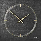 AMS Wandklok Leisteen - Aluminium 9516