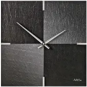 AMS Wandklok Leisteen - Aluminium 9520