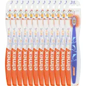Elmex Tandenborstel Kind 3-6 Voordeelverpakking 12xPer s