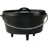 Lodge Logic Deep Camp Dutch Oven ø 25,4 cm gietijzer zwart