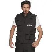 Boland Verkleedpak Swat-Officier Heren Zwart Maat L/XL