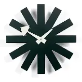 Vitra Asterisk Wandklok Black