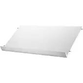 String tijdschriftenrek hout wit, 78x30cm
