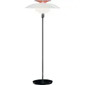 Louis Poulsen Ph 80 Vloerlamp Zonder Dimmer Wit Opalen Acryl / Chroom - Vloerlampen Staal White - 5744610816