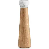 Normann Copenhagen Craft zoutmolen eiken-wit-marmer large