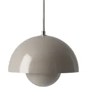 &tradition Hanglampe &Tradition, Flowerpot VP1, dimbare, Grijs, Woonkamer, Metaal, Designer