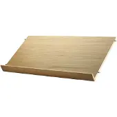 String tijdschriftenrek hout eik, 78x30 cm