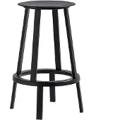 HAY Revolver barkruk Black, low