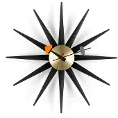 Vitra Sunburst Wandklok Black
