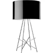 Flos Tafellampe , RAY, dimbare, Zwart, Woonkamer, Metaal, Designer