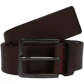 HUGO Riem 'Gionio' donkerbruin / rood