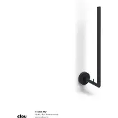 Clou Flat reserverolhouder voor 3 stuks, mat zwart