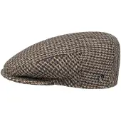 Lierys Britain Houndstooth Flat Cap by