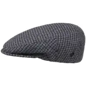 Lierys Britain Houndstooth Flat Cap by
