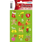 Herma 15253 Stickers adventkalender stickers 1-24, glitter