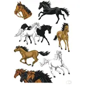 Herma 3259 Stickers Paarden, Stone glittery