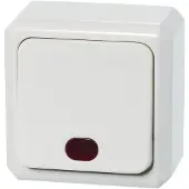 Schneider Merten Opbouw - Controleschakelaar opbouw (Wit)