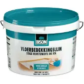 Bison Vloerbedekkingslijm verwijderbaar emmer 2.5 kg, kant & klaar, eenvoudig te verwerken, eenvoudig te verwijderen, zuinig, oplosmiddelvrij, makkelijk in gebruik