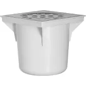 Martens Vloerput Abs Rvs 402 20 X 20cm