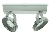 Philips Dimbaar LED Spotverlichting Spur, Spotlampen, Niet vervangbare lampen, 2 lampen, LED, 9W, 2700K