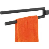 Tiger Handdoekenrek Tiger Nomad Metaal Zwart 2-Armig