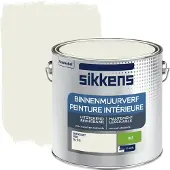 Sikkens Muurverf - Mat - Gebroken Wit Ral 9010 - 2,5l