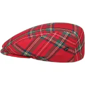Lipodo Tartan Check Flat Cap by