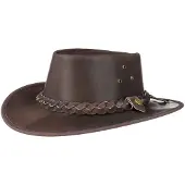 Scippis Hooley Leren Hoed by Scippis