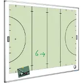 Smit Visual Whiteboard met hockeyveld - 90 x 120 cm