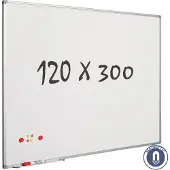 Smit Visual Whiteboard 120x300 cm - Magnetisch