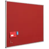 Smit Visual Prikbord bulletin 16mm rood - 60x90 cm