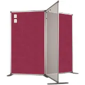 Smit Visual Scheidingswand dubbelzijdig - Prikbord - 110x120 cm