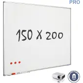 Smit Visual Mat Whiteboard 150x200 cm - Magnetisch / Emaille - 4:3