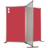 Smit Visual Scheidingswand dubbelzijdig - Prikbord - 110x100 cm