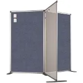 Smit Visual Scheidingswand dubbelzijdig - Prikbord - 140x120 cm