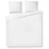 Papillon Dekbedovertrek Pompom Wit Percal-240 x 200 / 220 cm | Lits-Jumeaux