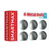IUVI Xtension Set - 6 Magnetische Ballen met Smiley - Uitbreidingsset voor Constructiespeelgoed - Educatief Speelgoed - Vanaf 1 Jaar