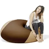 Terapy Ollie Zitzak - Bruin / Zand - 100cm x 100cm x 80cm - Zacht Rekbaar Katoen