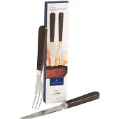 Villeroy & Boch Pizza & Steak Bestek Set 2st Texas, Bestek, Bruin, Zilver