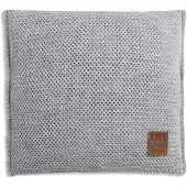 Knit Factory Maxx Kussen - Licht Grijs - 50x50 cm