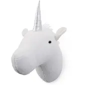 Childhome Collections Dierenkop Vilt Unicorn Wit